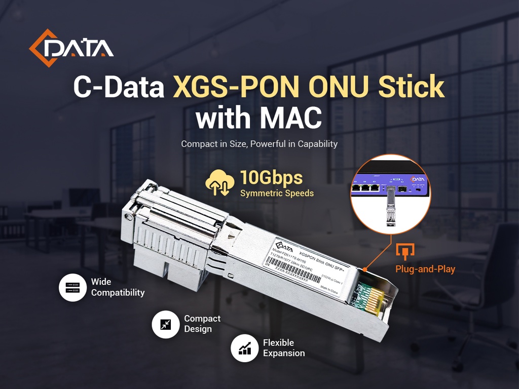 CDATA - MODULO SFP XGSPON ONU Stick - FD511TS-M10S