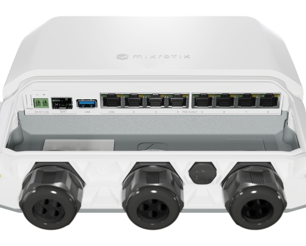 MIKROTIK-Router para exteriores (SIN FUENTE DE PODER) / RB5009UPR+S+OUT