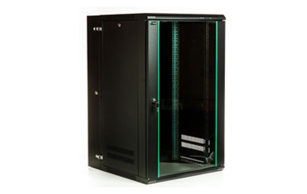 NITROTEL - GABINETE 26U DE PISO, 600X800, 4 ABANICOS, APROBADO UL, PUERTA REVERSIBLE DE VIDRIO TEMPERADO 