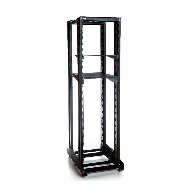 NITROTEL - RACK DE 4 POSTES, 42U X 800MM, PROFUNDIDAD AJUSTABLE / NTFR4P42USTBK