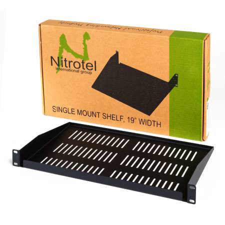 [NTVS1UX12]NITROTEL 1U X 12 FONDO, BANDEJA VENTILADA - NTVS1UX12