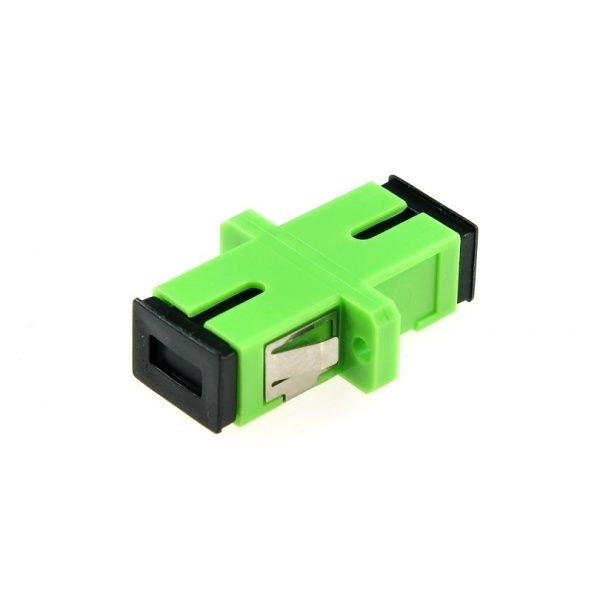Kibu Networks - ACOPLADOR/ENFRENTADOR/CENTRADOR SC/APC SIMPLEX MONOMODO VERDE