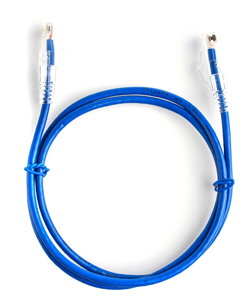NITROTEL ENGINEERPRO PATCHCORD UTP CAT6 1FT SLIM - AZUL 