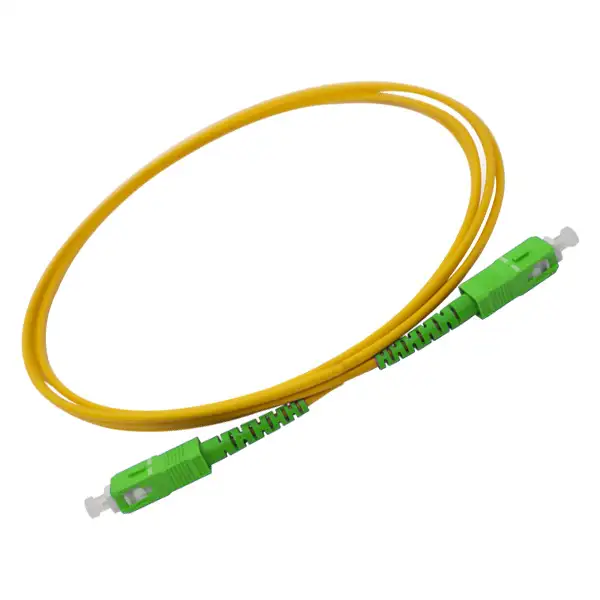 NITROTEL FIBER JUMPER SC/APC-SC/APC, MONOMODO 9/125UM G652D, 2 MTS, 3.0MM SIMPLEX YELLOW RISER