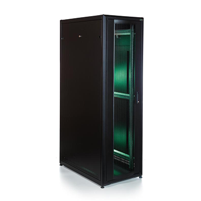 NITROTEL GABINETE DE RED 42U, 600 X 800MM DE PROFUNDIDAD, APROBADO UL, INCLUYE 4 MÓDULOS DE VENTILADORES UL. PUERTA DE VIDRIO TEMPLADO REVERSIBLE. CONSTRUIDA EN ACERO Y ACABADA CON PINTURA ELECTROSTÁTICA NEGRA