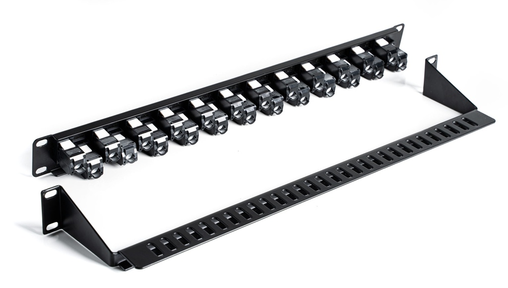 NITROTEL PATCHPANEL CAT6A 24 Puertos Cargado - Preconfigurado