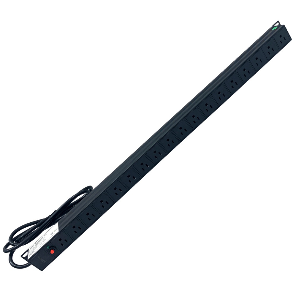 NITROTEL REGLETA PDU VERTICAL 18 SALIDAS, 5-15 NEMA, 15 AMPS PROTECCION DE SOBREVOLTAJE / NTPDU181501A0