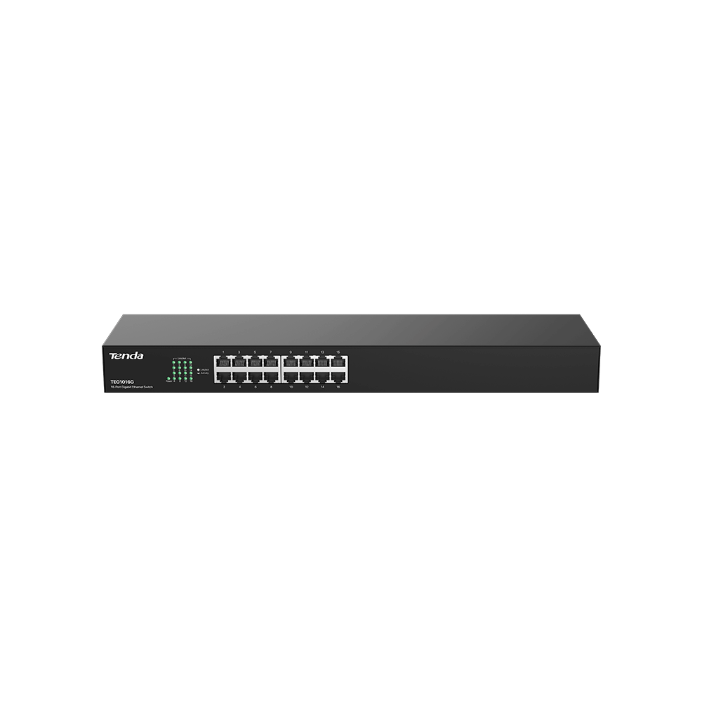 TENDA - Switch 16 Puertos Gigabit - TEG1016G