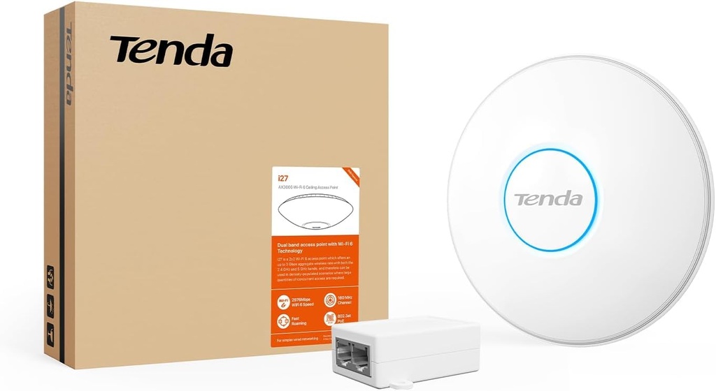 TENDA - Punto de Acceso WIFI 6 AX3000 - i27