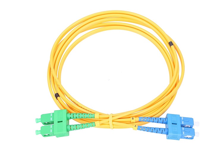 Kibu Networks - Fiber Jumper SC/APC-SC/UPC Monomodo G657A2 Duplex - 3 metros 