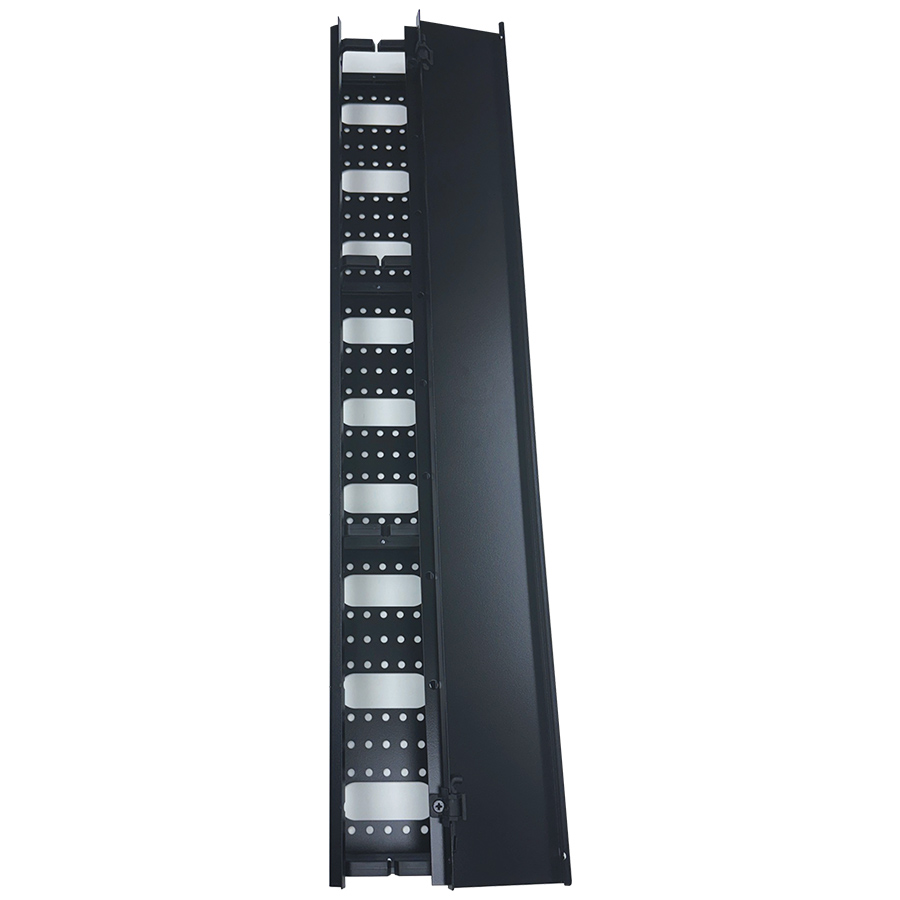NITROTEL - Organizador Vertical 20U, Sencillo 4x3 (102x76mm) - NTCMFV35SS
