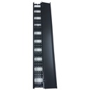NITROTEL - Organizador Vertical 20U, Sencillo 4x3 (102x76mm) - NTCMFV35SS