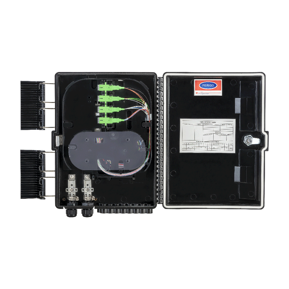 Lupotech - OTB/NAP para pared/poste armado con splitter 1x8 SC/APC