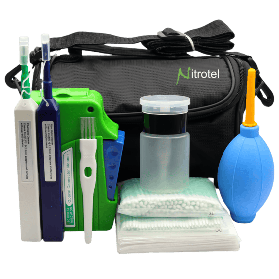 NITROTEL- KIT HERRAMIENTA DE LIMPIEZA DE CONECTORES DE FIBRA OPTICA