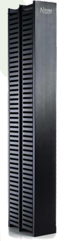 NITROTEL - Organizador Vertical 42U,  DELANTERO Y TRASERO 4x5 (102x127mm) -  NTCMFV71DS