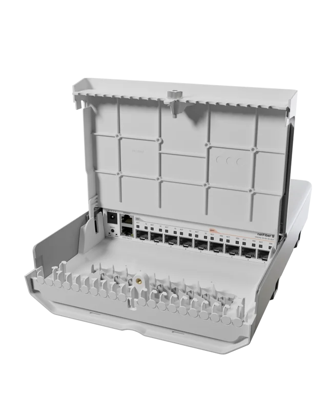 MIKROTIK - ROUTER SWITCH 5 SFP , 4 SFP+ Y 2 RJ45 netFiber 9