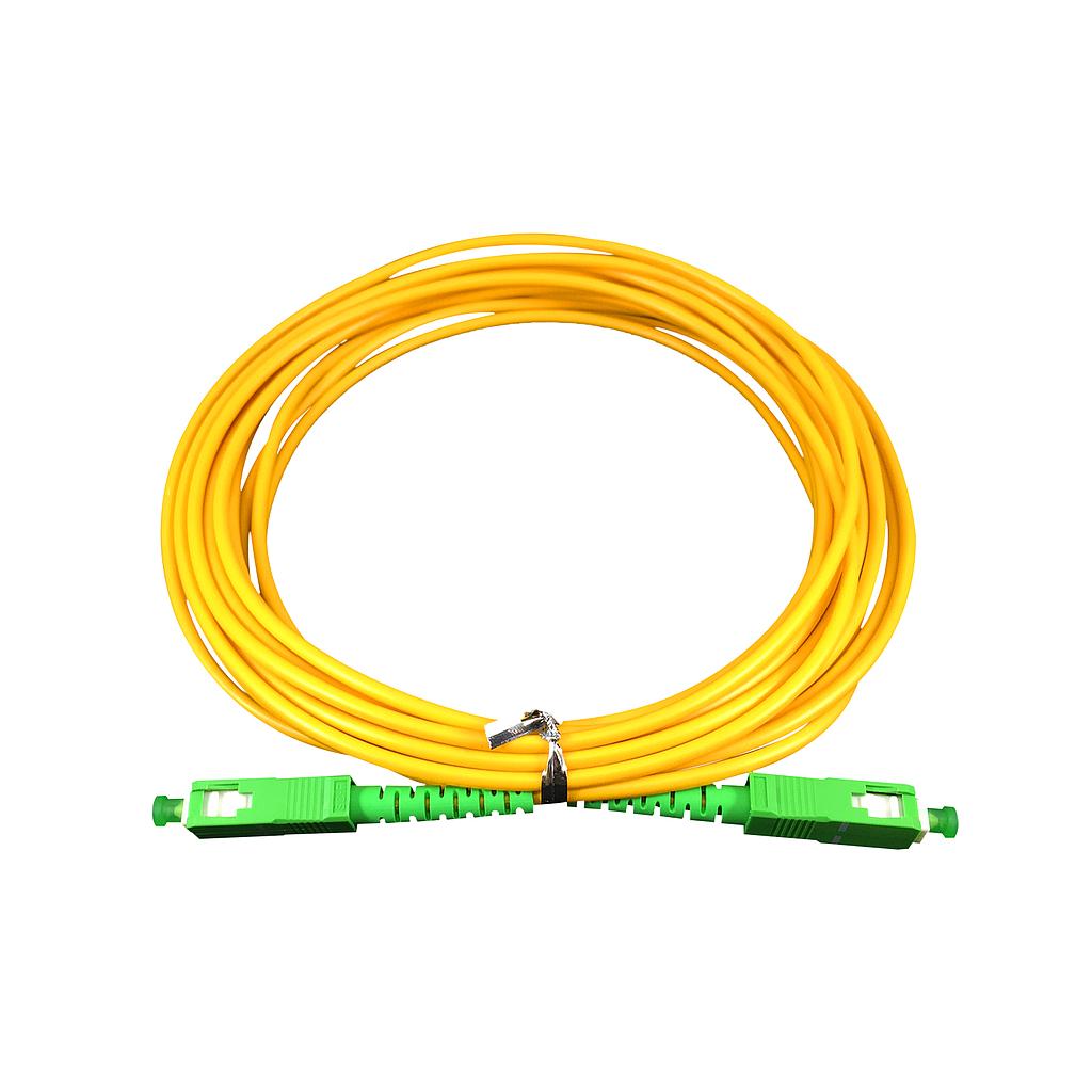 KIBU NETWORKS - Jumper SC/APC - SC/APC SM Simplex G657A2 3 metros