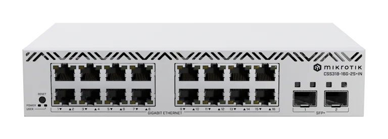 MIKROTIK CSS318-16G-2S+IN (SWITCH OS) 