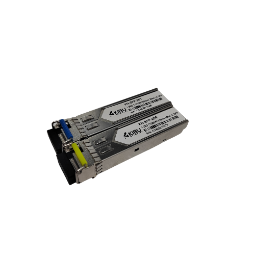 KIBU NETWORKS - Pareja de Modulos 1.25G BIDI SFP 1310/1550NM 20KM LC -KN-SFP-20T/R