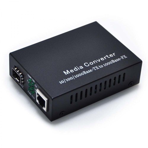 KIBU NETWORKS-CONVERTIDOR DE MEDIOS - 1G - 1 PUERTO SFP - 1 RJ45 - KN-MCGE-SFP