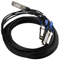 MIKROTIK BREAKOUT CABLE-100G QSFP28 A 4X25G SFP28 / 40G QSFP+ A 4X10G SFP+/ XQ+BC0003-XS+