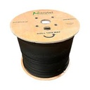 NITROTEL FIBRADROP G657A2 - 1 HILO CON MENSAJERO DE ACERO - CARRETE 1 KM / NT-GJYXFCH-1A2