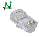 NITROTEL - Plug RJ45 UTP CAT6E sin guia - (BOLSA  DE 100 PCS) - NTMP6E