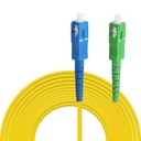 Kibu Networks - Fiber Jumper SC/APC-SC/UPC Monomodo G657A2 Simplex, 2 metros 