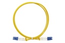 NITROTEL - FIBER JUMPER LC/UPC - LC/UPC SM 9/125UM DUPLEX, 2.0mm - AMARILLO 2 METROS /NTFJLCULCUS02MDX